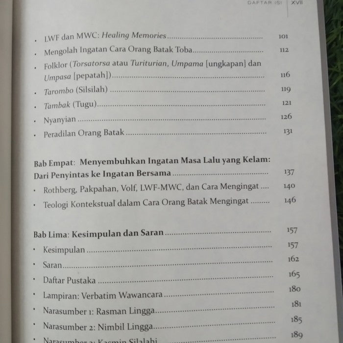 Bangsa Umat Mengingat - Kontekstualisasi Teologi