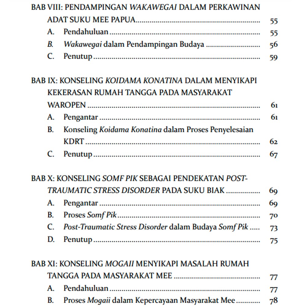 Pendampingan dan Konseling di Tanah Papua