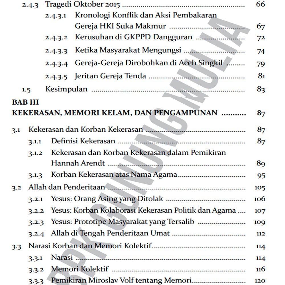 Korban Kekerasan Agama, Memori Kolektif, dan  Rekonsiliasi Diri