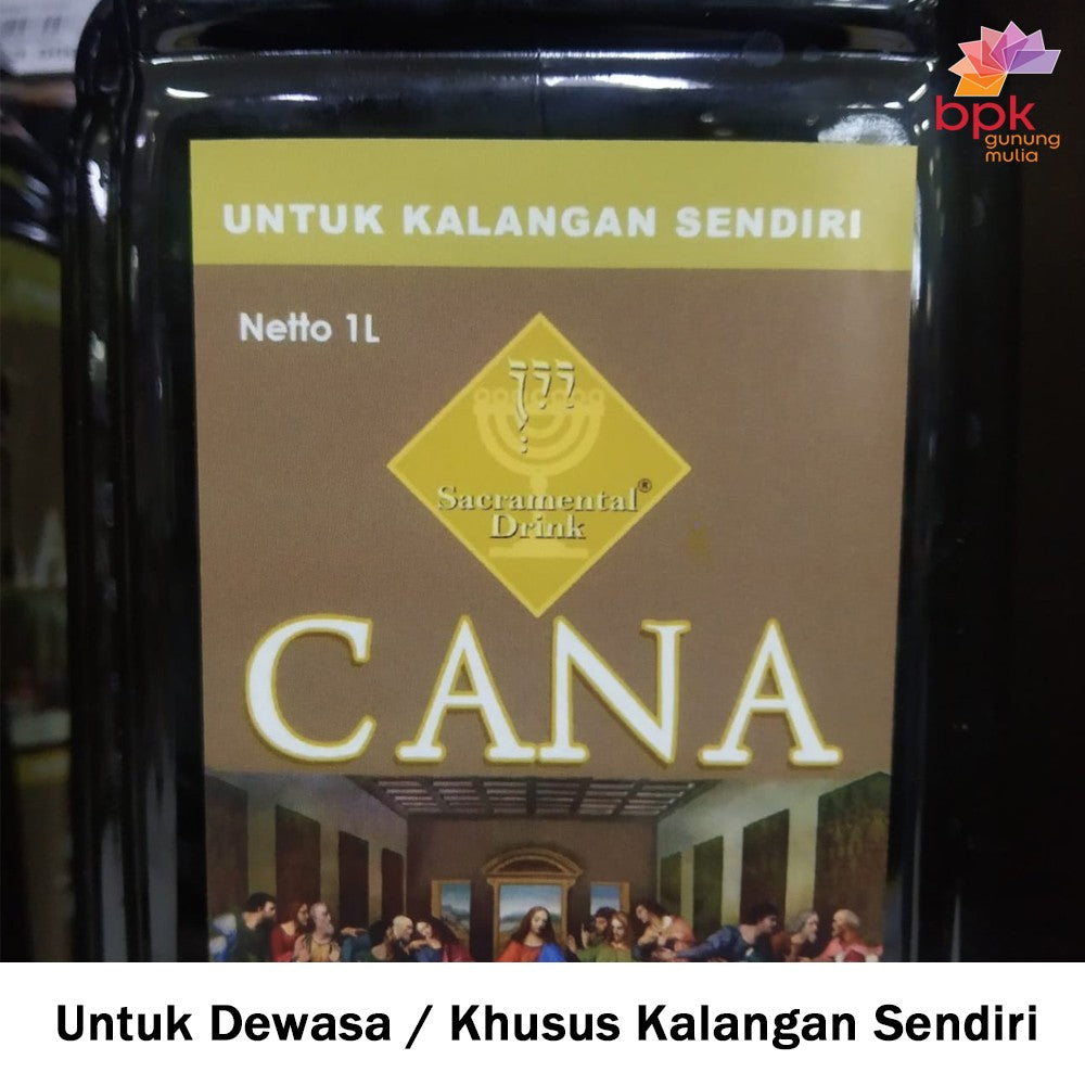 (KS) Anggur Cana Botol 1 Liter - Original