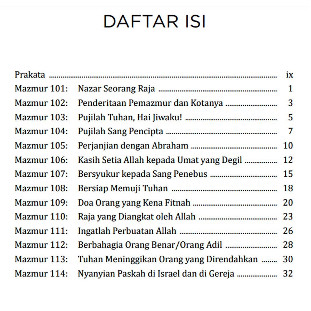 Tuhanlah Penolongku : Renungan berdasarkan Mazmur 101-150